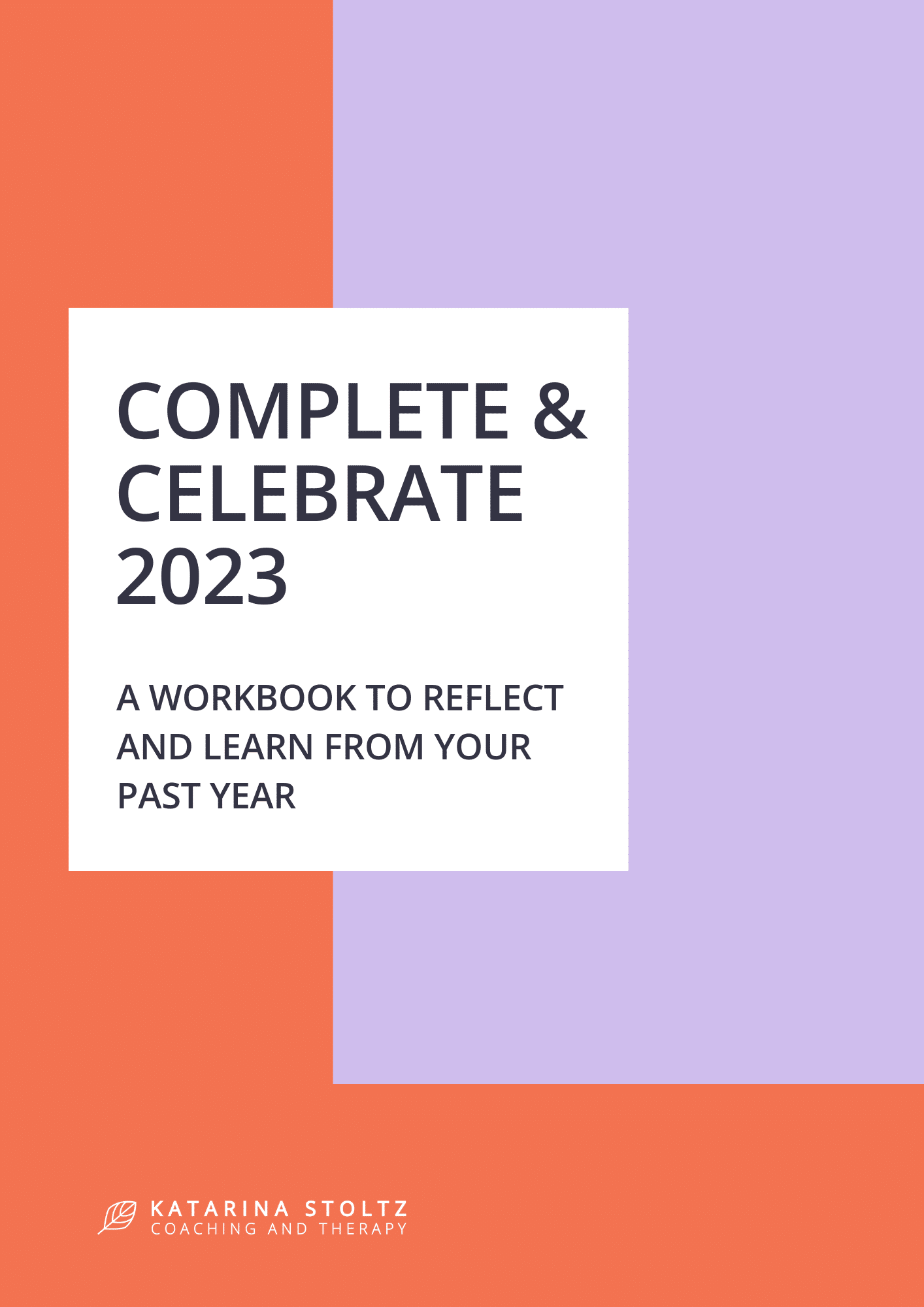 Complete and Celebrate 2023 Workbook cover